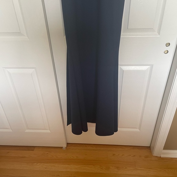 BRAND NEW WITH TAGS Chiara Boni La Petite Robe Navy Blue Trumpet Gown. - Picture 9 of 11